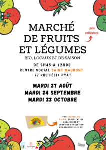 Lire la suite à propos de l’article Marché Solidaire au Centre Social