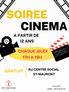 Lire la suite à propos de l’article Soirée Cinéma